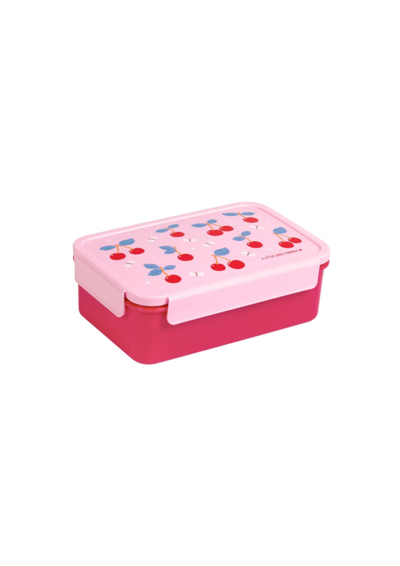 CAJA ALMUERZO BENTO CEREZAS A LITTLE LOVELY COMPANY