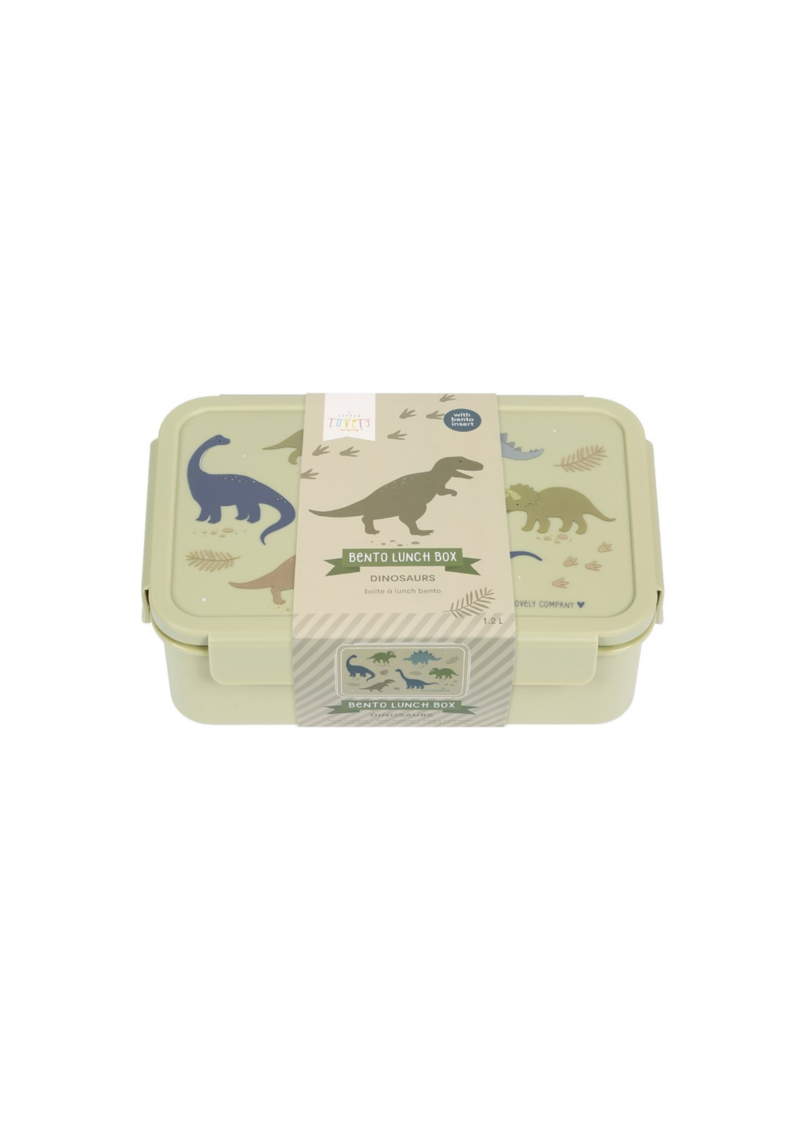CAJA ALMUERZO BENTO DINOSAURIOS A LITTLE LOVELY COMPANY