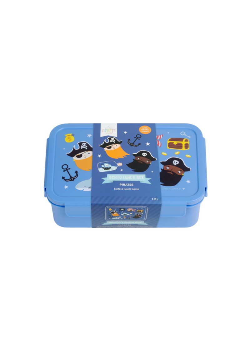 CAJA ALMUERZO BENTO PIRATAS A LITTLE LOVELY COMPANY