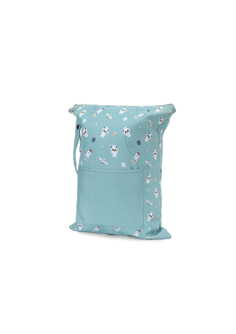 BOLSA IMPERMEABLE GRANDE PANDAS IN SPACE TUTETE