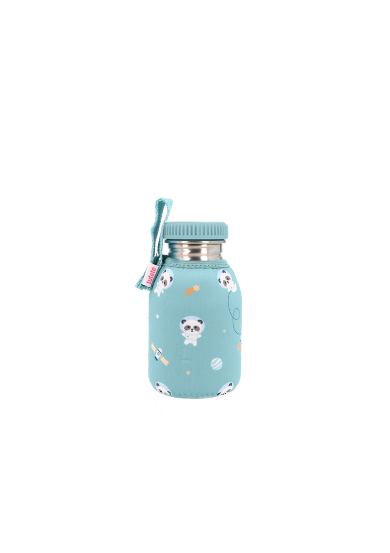 BOTELLA ACERO CON FUNDA 350 ML PANDAS IN SPACE TUTETE