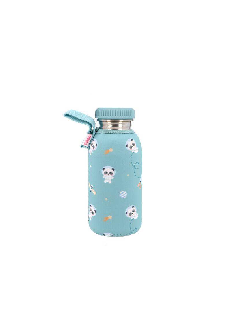 BOTELLA ACERO CON FUNDA 500 ML PANDAS IN SPACE TUTETE