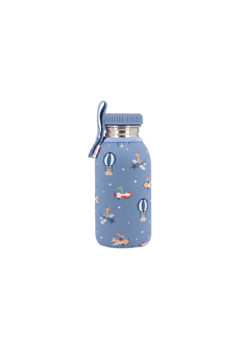 BOTELLA ACERO CON FUNDA 500 ML PLANES TUTETE