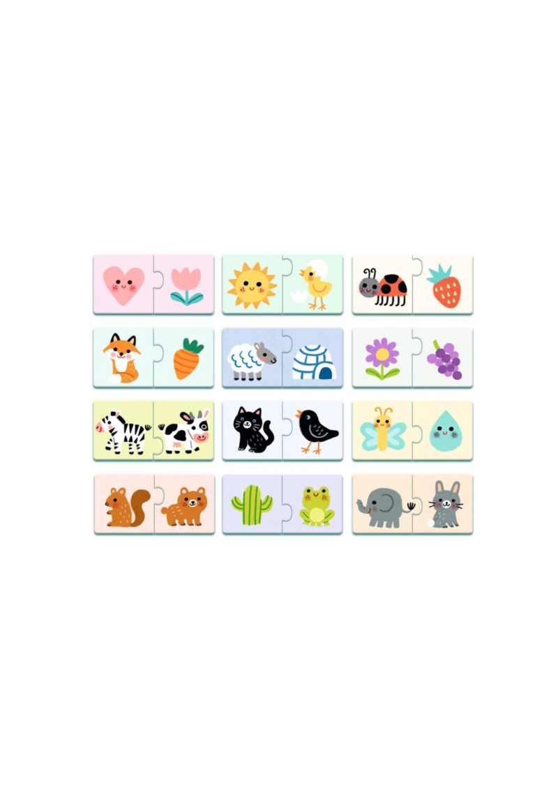 PUZZLE DUO COLORES DJECO