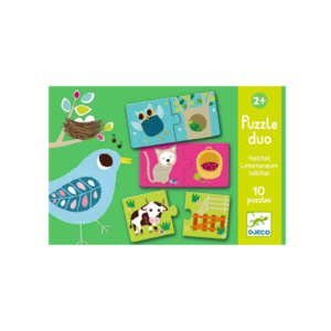 PUZZLE DUO HÁBITAT DJECO
