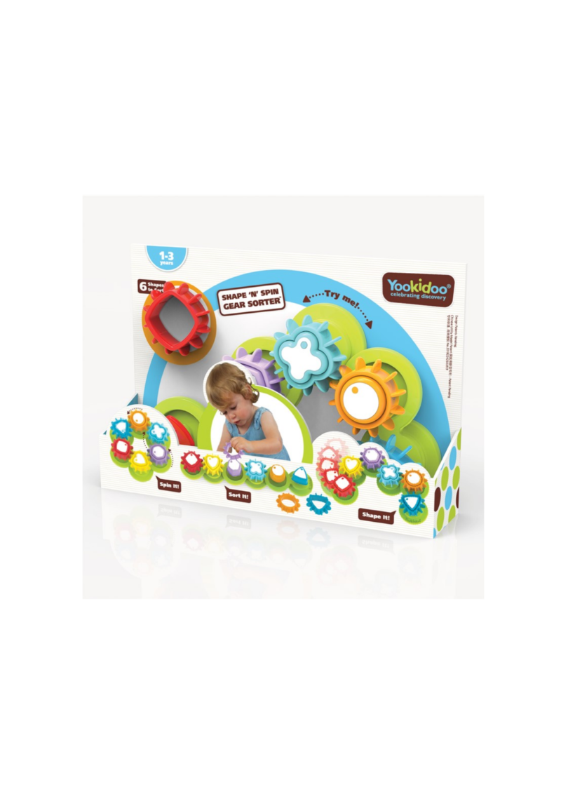 SHAPE AND SPIN SORTER YOOKIDOO
