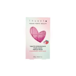 TABLETA DE BAÑO EFERVESCENTE FRESAS - INUWET