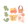 SET DE JUGUETES DE PLAYA WILD ANIMALS